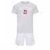 Baby Fußballbekleidung Dänemark Pierre-Emile Hojbjerg #23 Auswärtstrikot WM 2022 Kurzarm (+ kurze hosen)